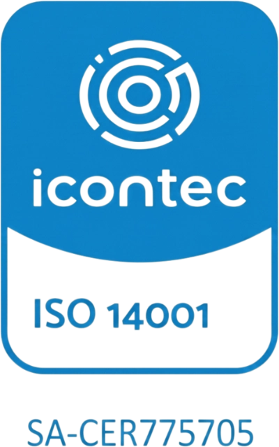 Certificación ICONTEC ISO 14001 de NASE Colombia, número SA-CER775705