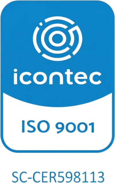 Certificación ICONTEC ISO 9001 de NASE Colombia, número SC-CER598113